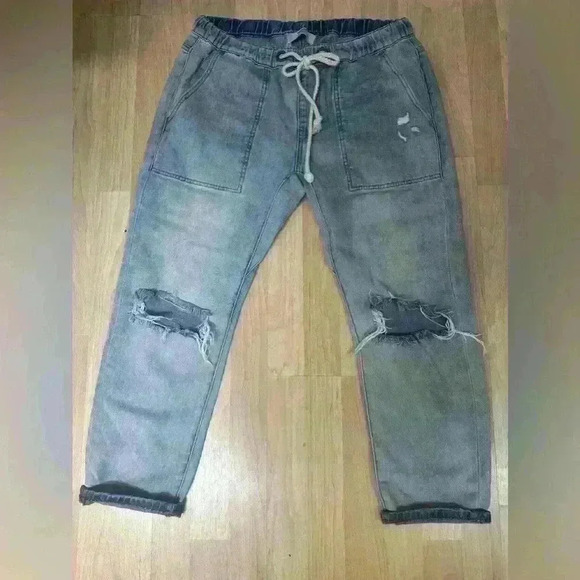One Teaspoon Denim - One Teaspoon Shabbies Drawstring Boyfriend Jeans Size M 🩵